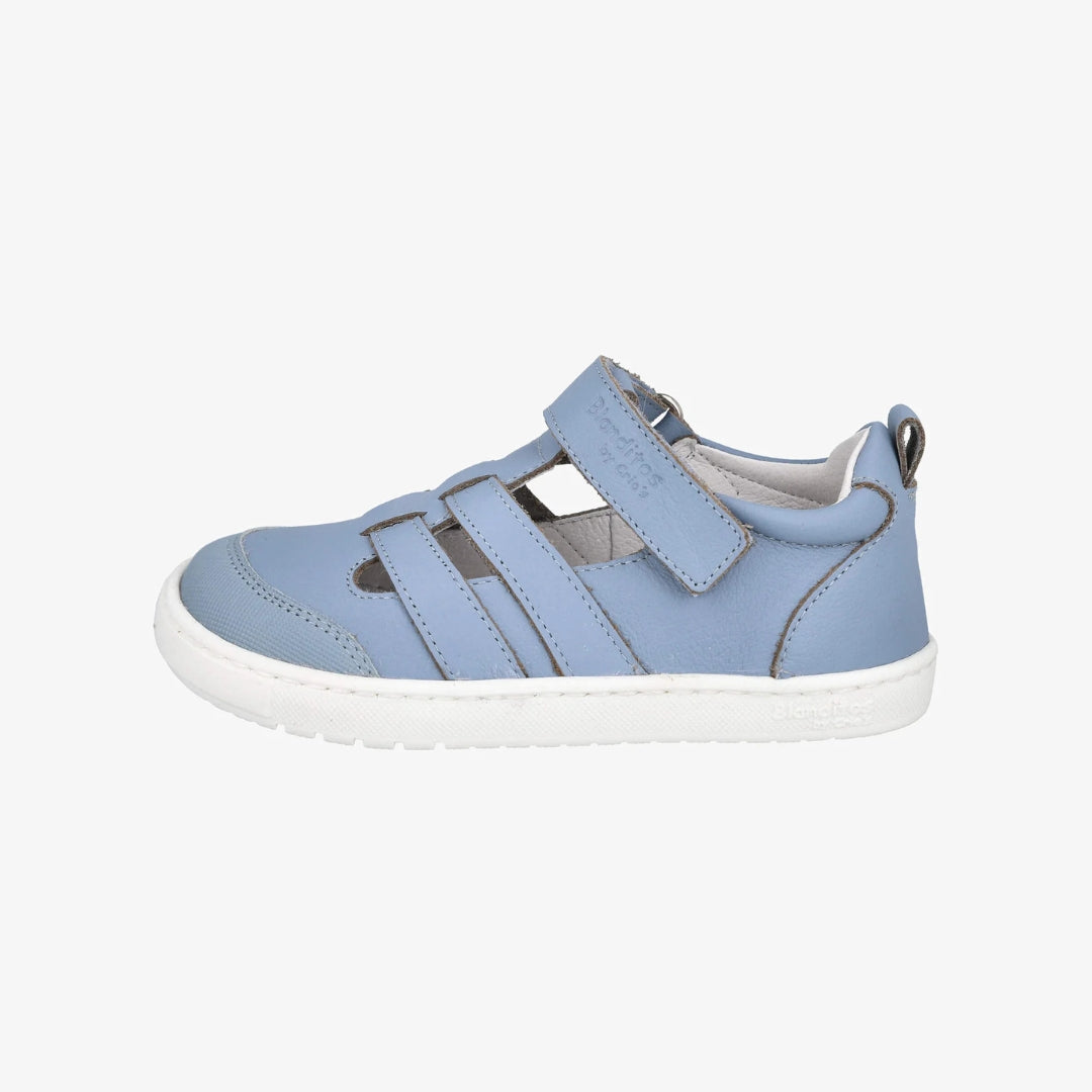 Sandalias cerradas barefoot Blanditos Oceano Azul