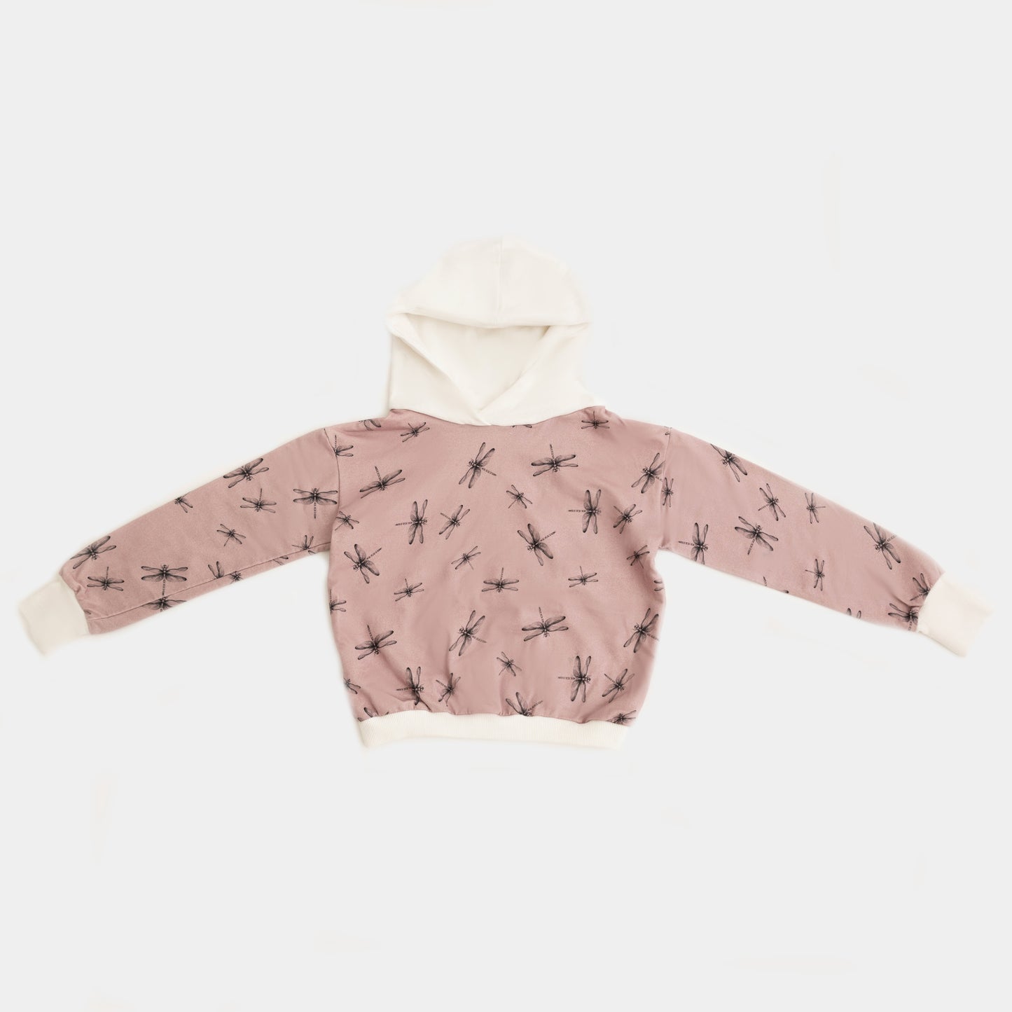 Sudadera Capucha Libélulas Lila