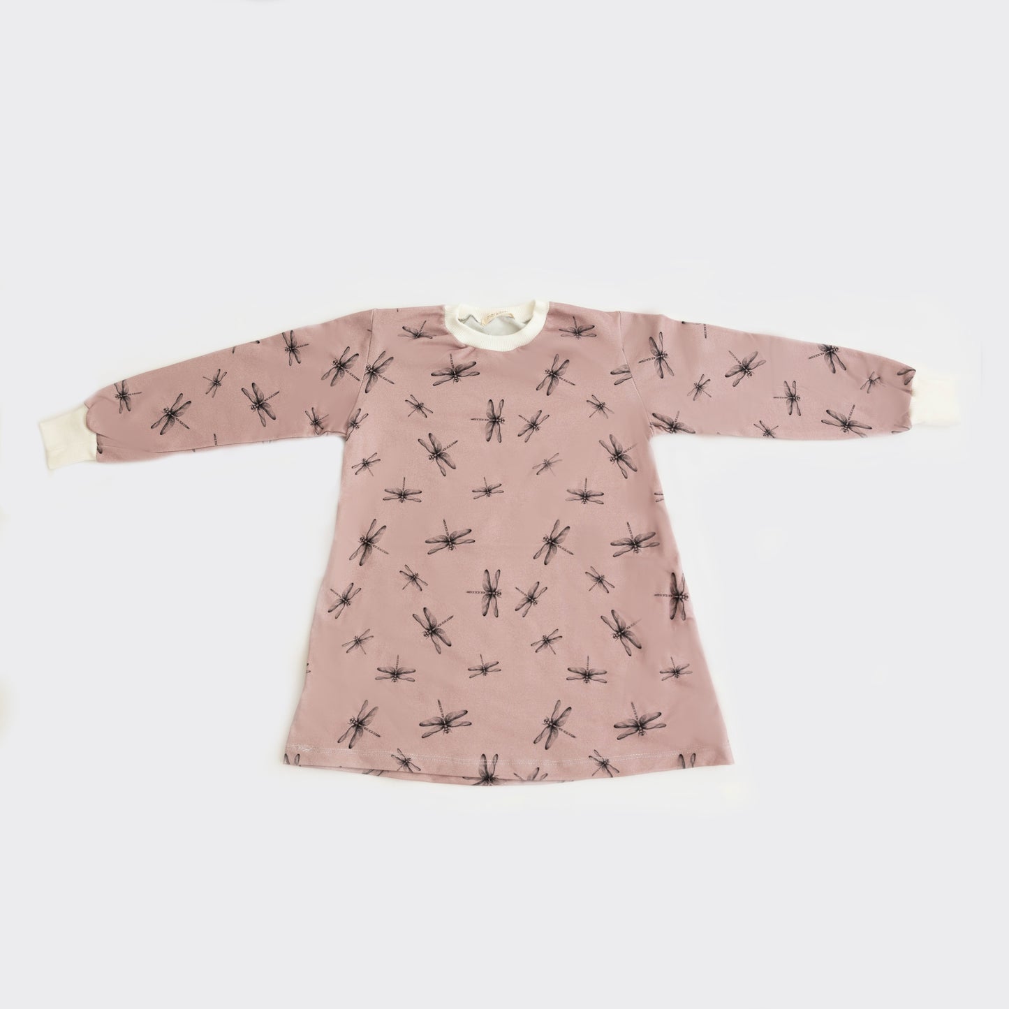 Vestido Infantil Libélulas Lila