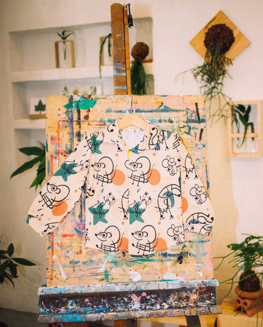 Camisa manga larga velcro Niñ@s Artistas