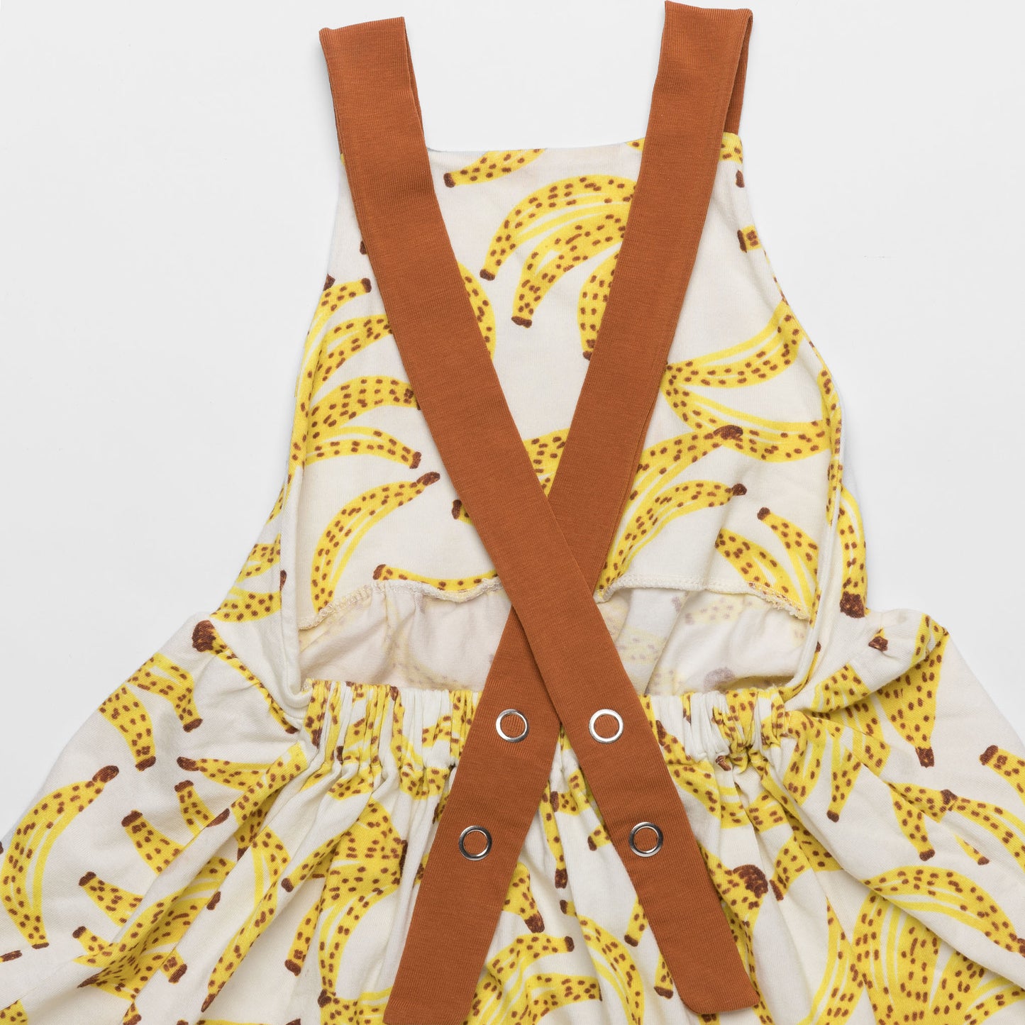 Vestido Infantil Tirantes Plátanos