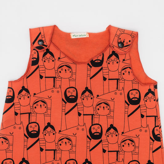 Vestido Kids Caricatura