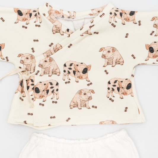 Primera Puesta Bebé Cerditos Iggy y Pork