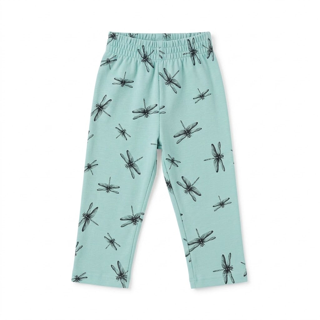Pantalon Infantil Libélulas verde