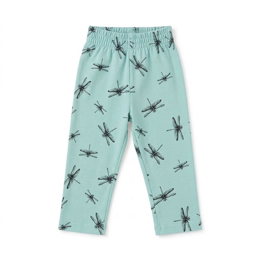 Pantalon Infantil Libélulas verde
