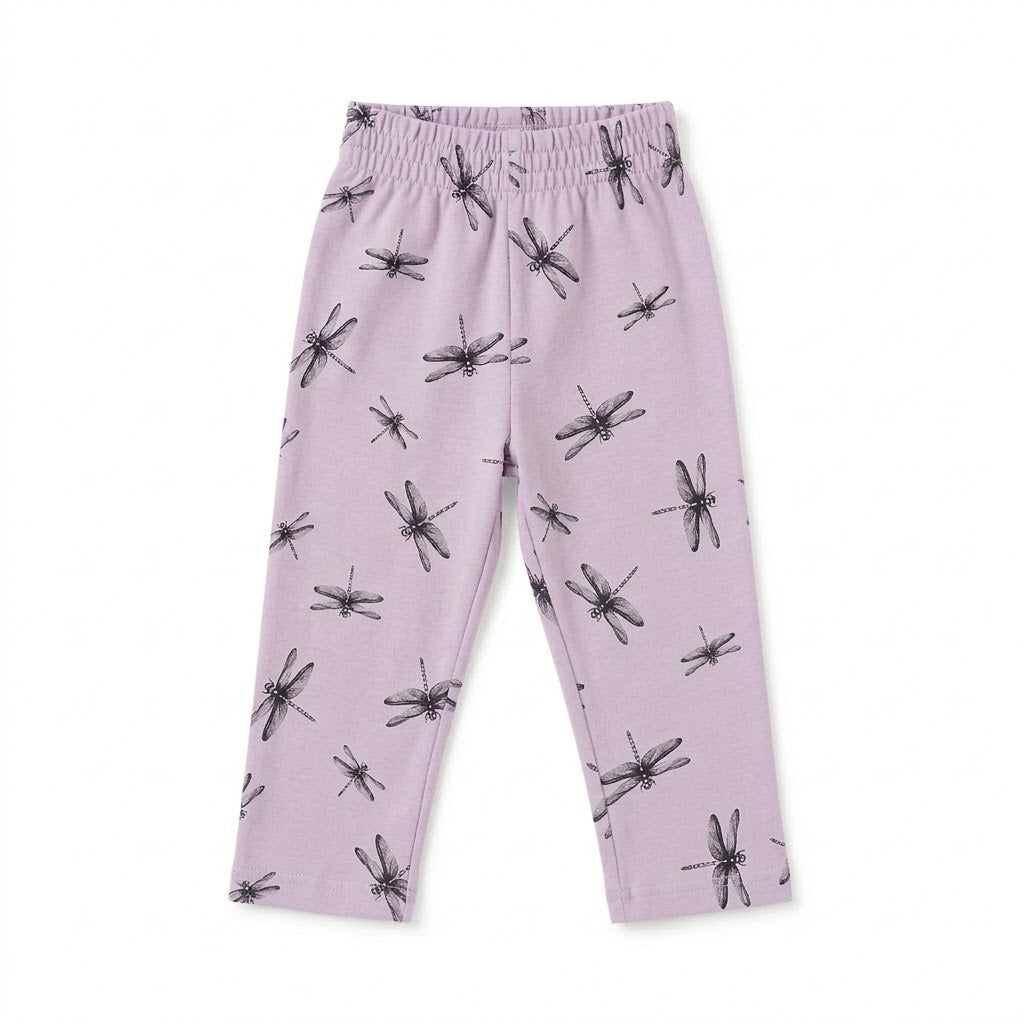 Pantalon Infantil Libélulas Lila
