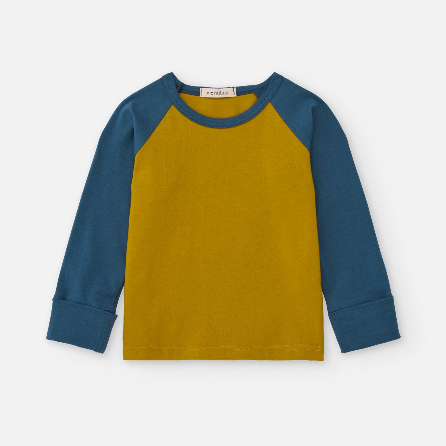 CAMISETA MANGA LARGA MOSTAZA
