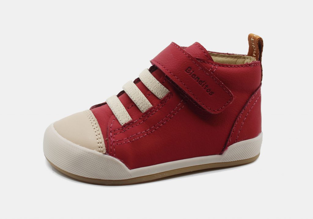 Botines barefoot Blanditos Boston Rojo