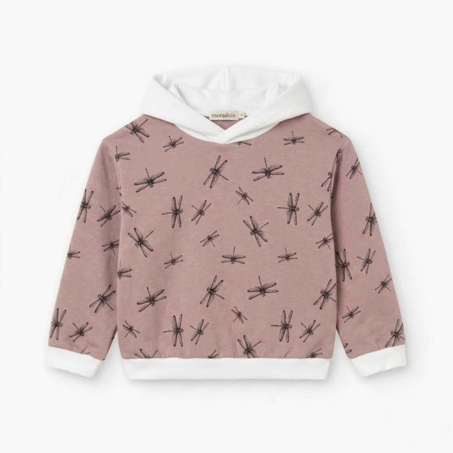Sudadera Capucha Libélulas Lila