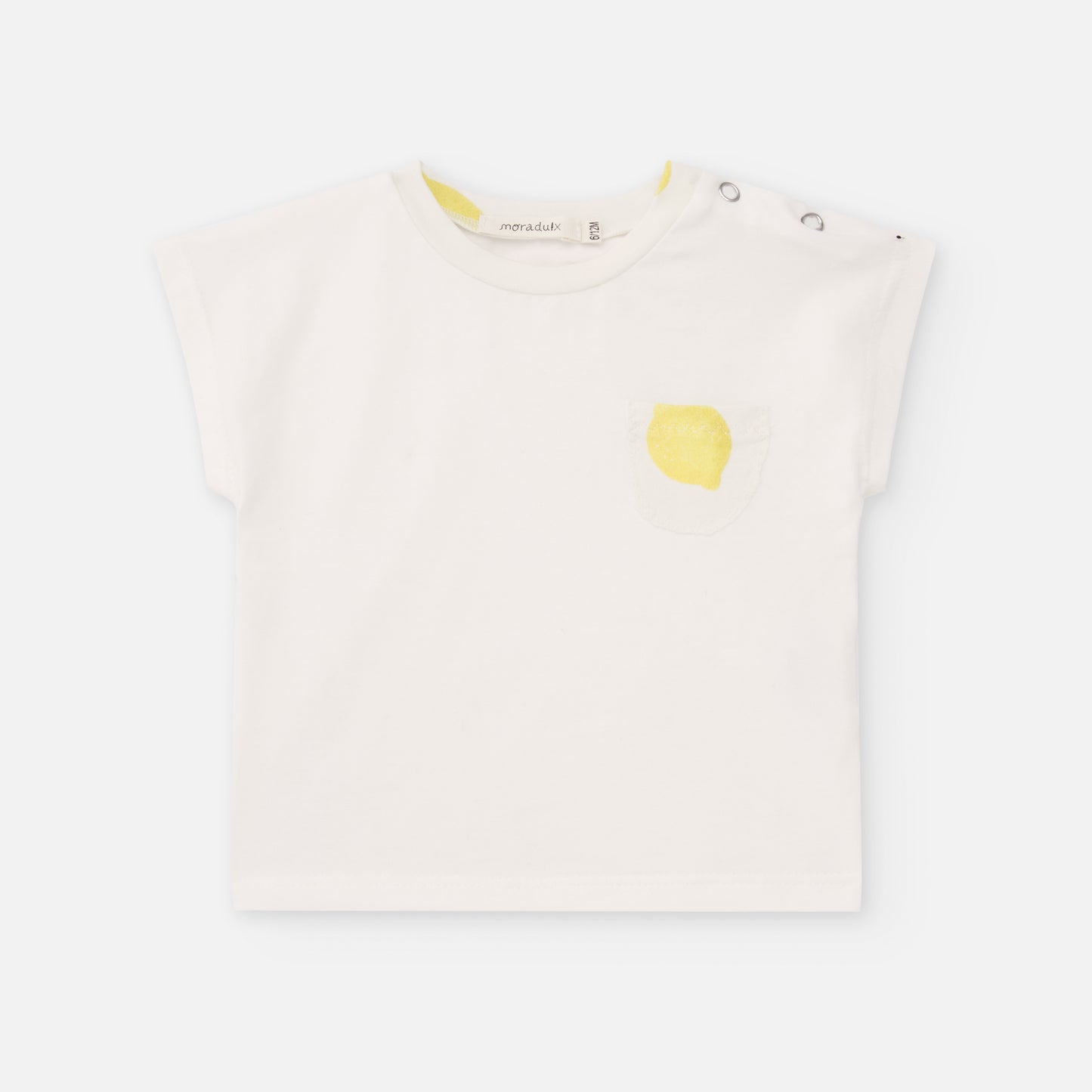 CAMISETA BABY BOLSILLO LIMÓN