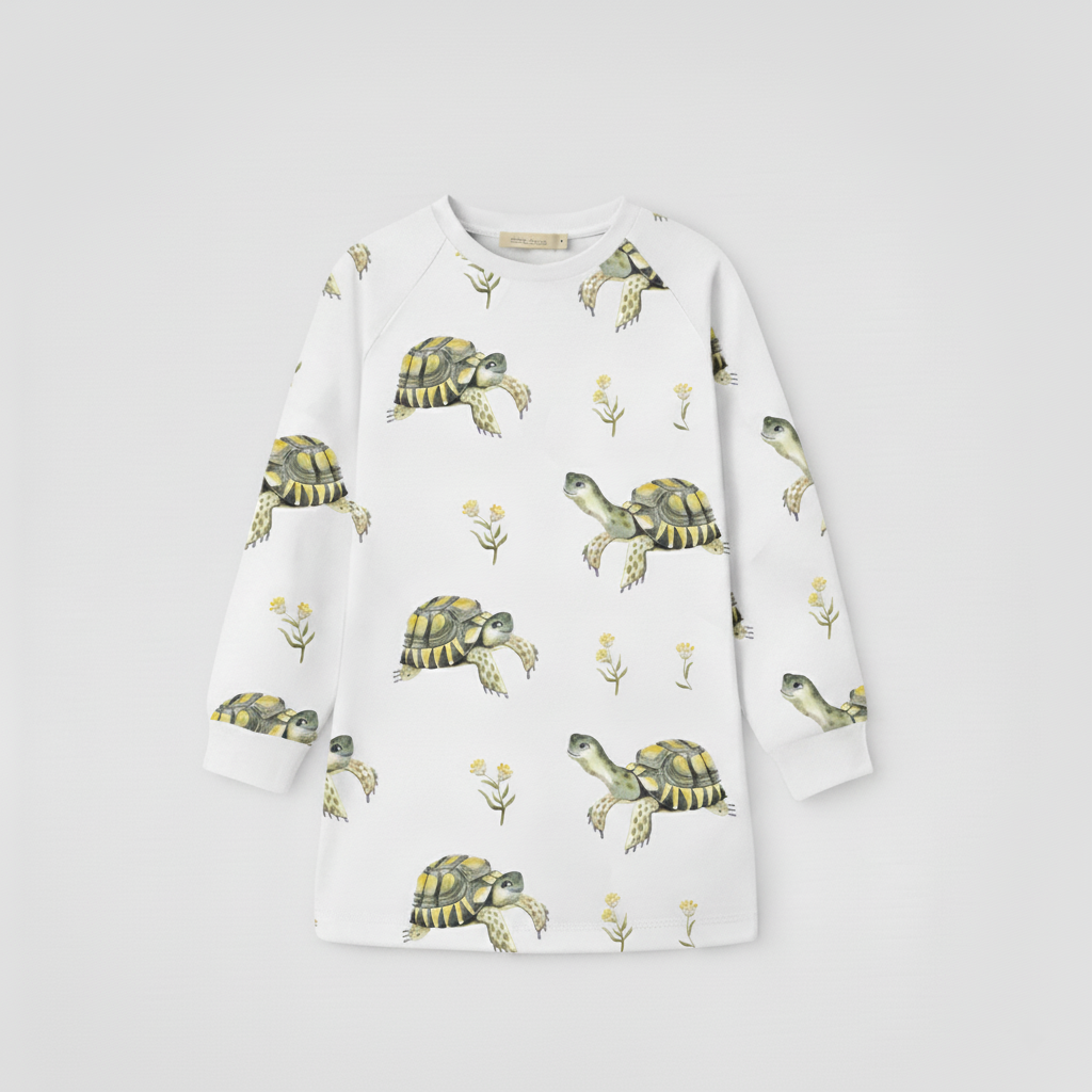 Vestido Infantil Tortugas