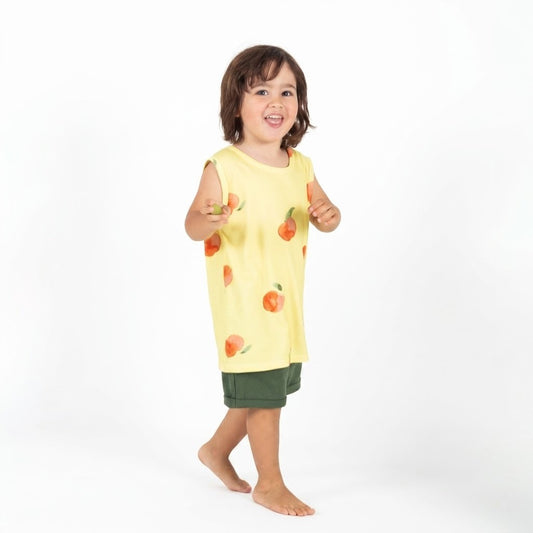 CAMISETA TIRANTES MANZANAS