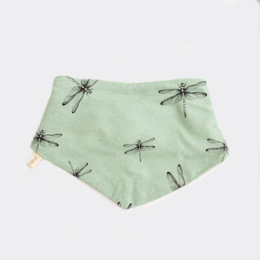 Bandana Infantil Libélulas Verde