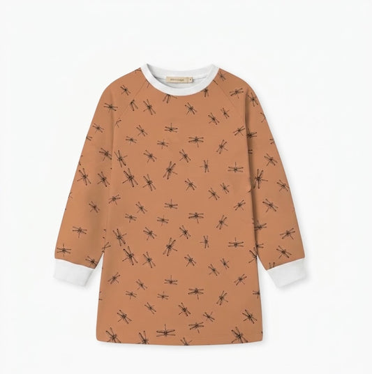 Vestido Infantil Liélulas Tierra