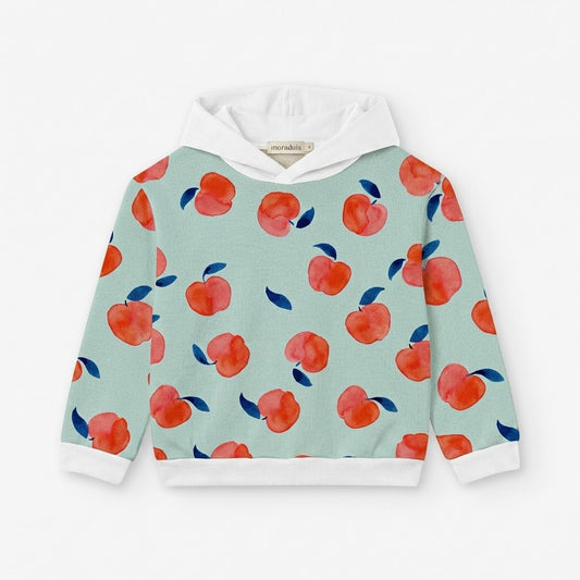 Sudadera Capucha Manzanas