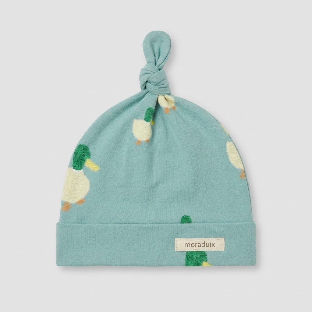 GORRO BEBÉ PATOS