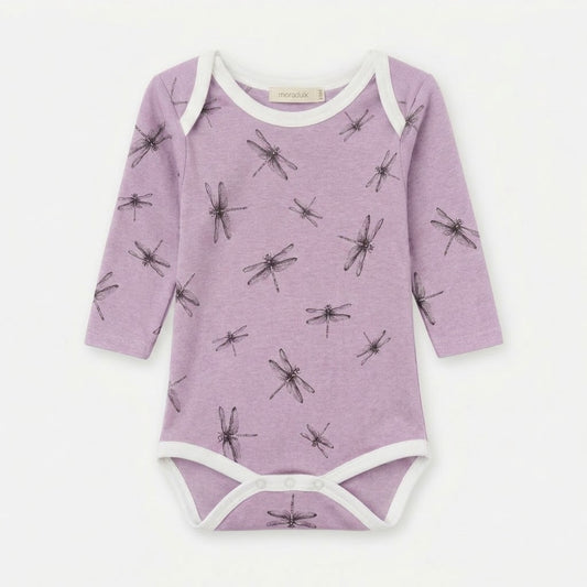 Body Infantil Libélulas Lila