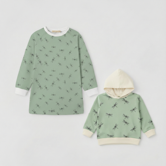 Pack Vestido y Sudadera Libélulas