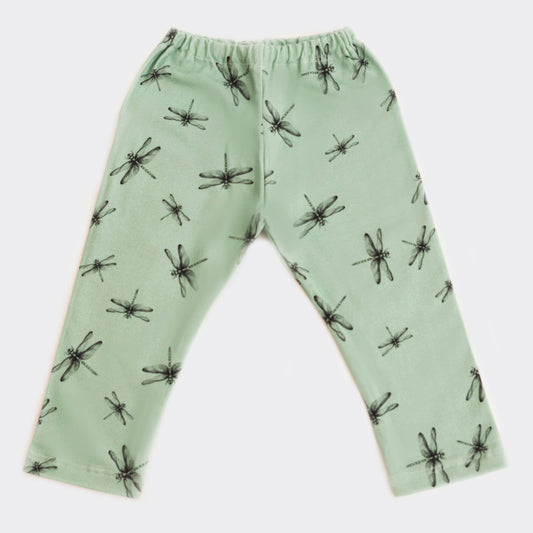 Pantalon Infantil Libélulas verde