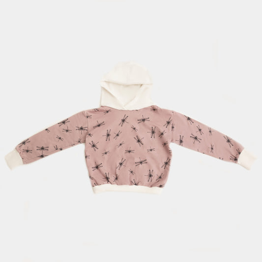 Sudadera Capucha Libélulas Lila