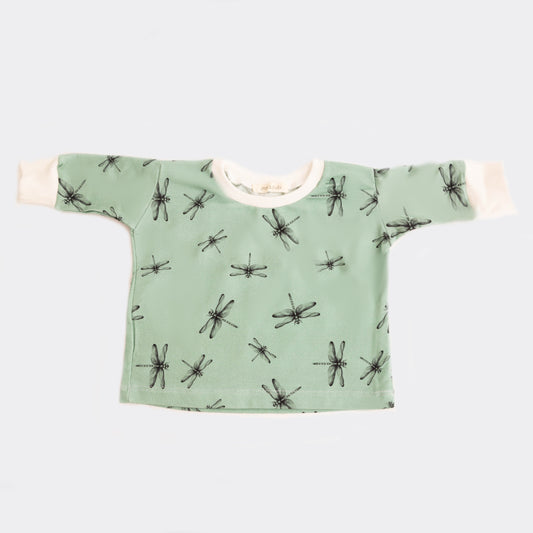 Sudadera Libélulas Verde