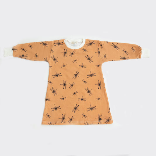 Vestido Infantil Liélulas Tierra