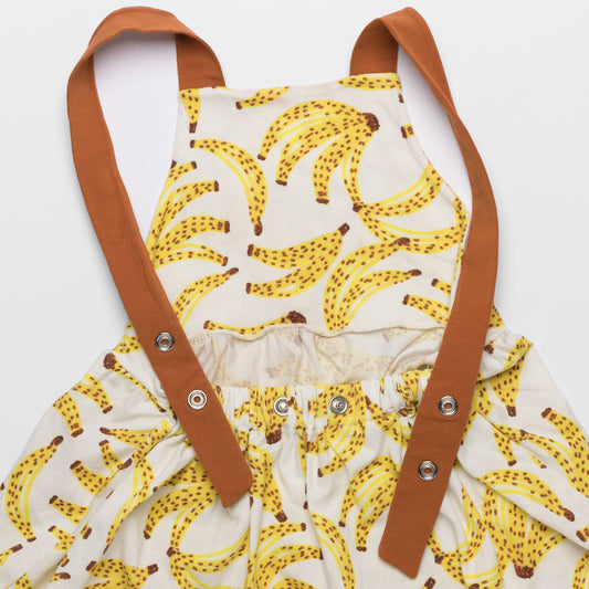 Vestido Infantil Tirantes  Plátanos