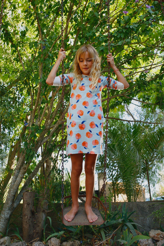 Vestido Infantil Manzanas