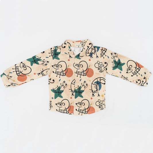 Camisa manga larga velcro Niñ@s Artistas