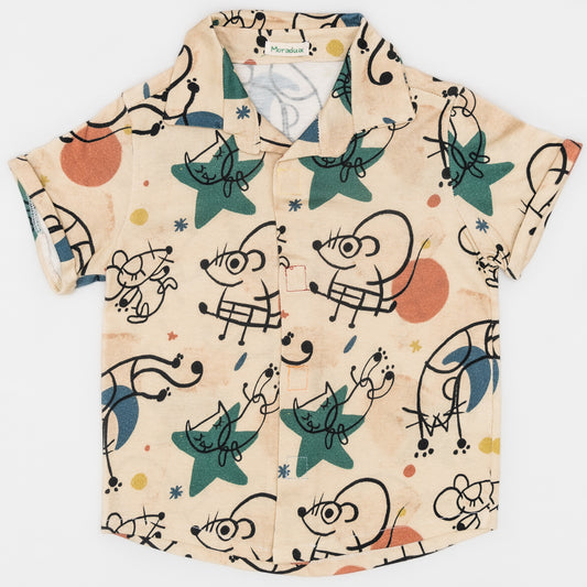 Camisa Manga Corta Niñ@s Artistas Velcro